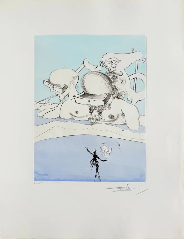 Água-Forte Dali - Flung Out Like a Fag-end by the Big-Wigs