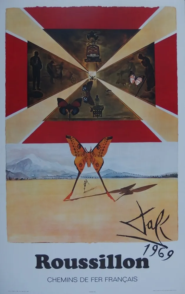Gravura Dali - France : Roussillon (SNCF)