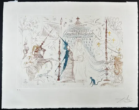 Gravura Dali - Gala, mon seul desir