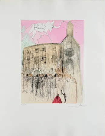 Água-Forte Dali - Gala's Castle