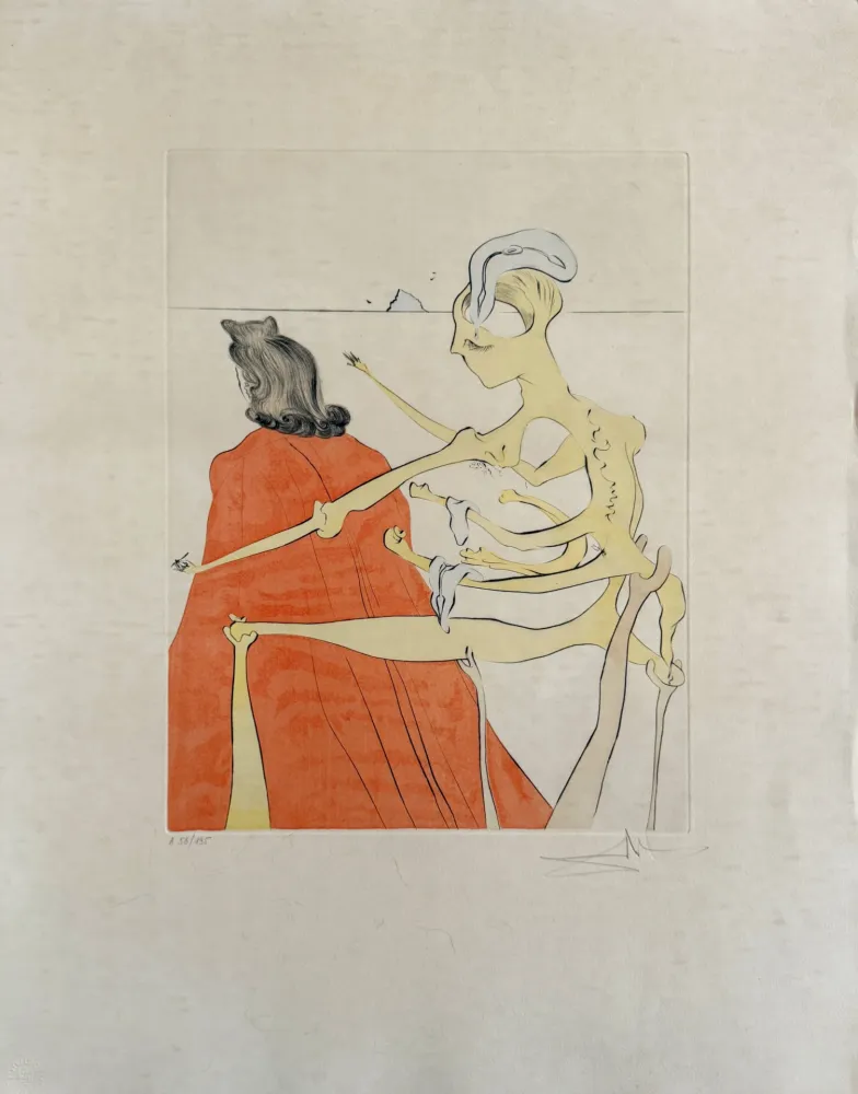 Água-Forte Dali - Gala's Godly Back