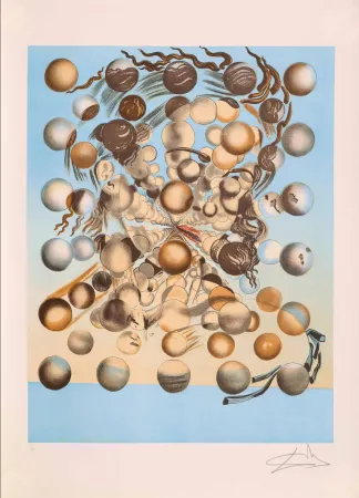 Litografia Dali - GALATEA DES SPHÈRES