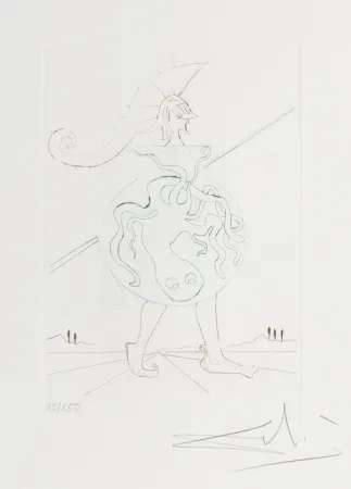 Gravura Dali - Henry V from Much Ado about Shakespeare