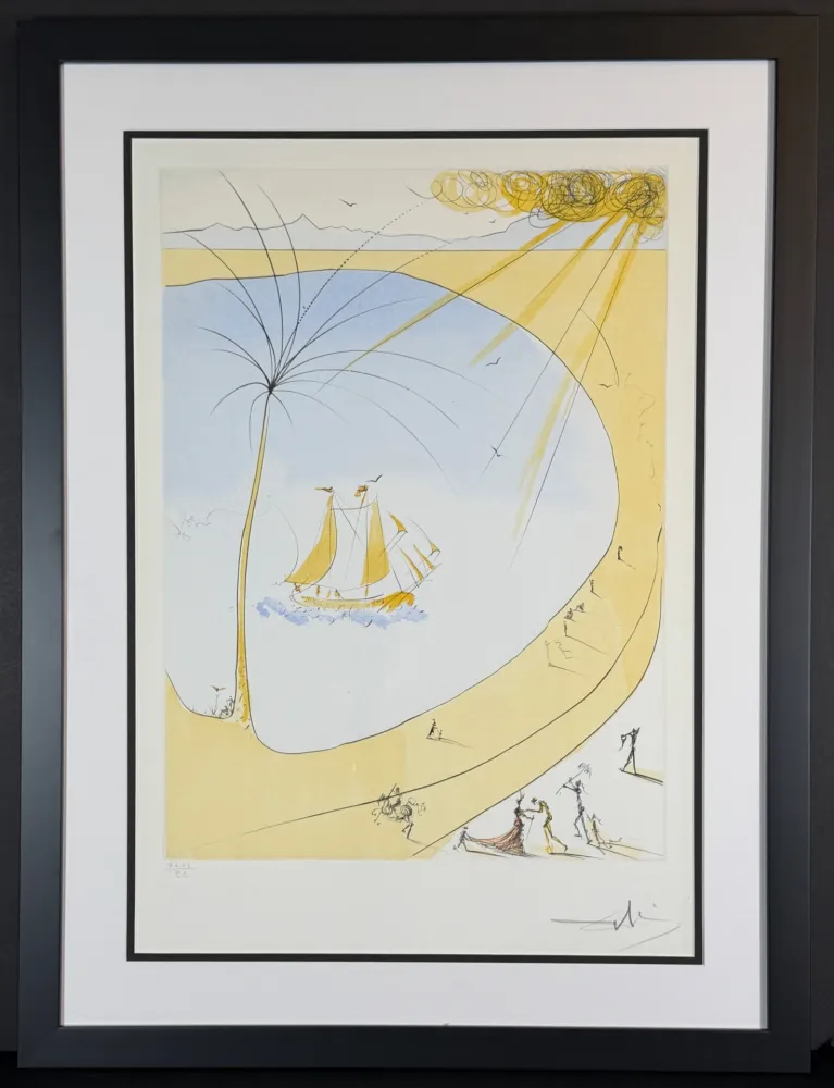 Gravura Dali - Hommage a Picasso