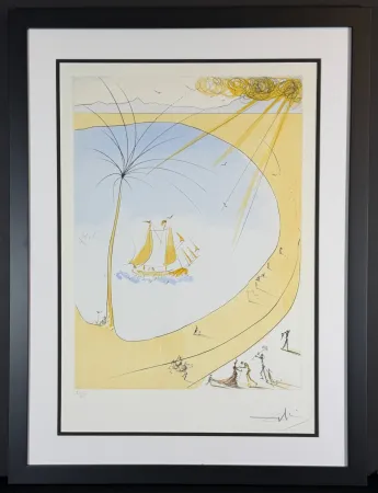 Gravura Dali - Hommage a Picasso