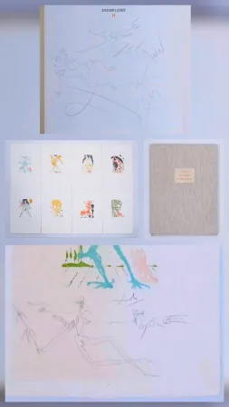 Água-Tinta Dali - Huit péchés capitaux - with two original drawings