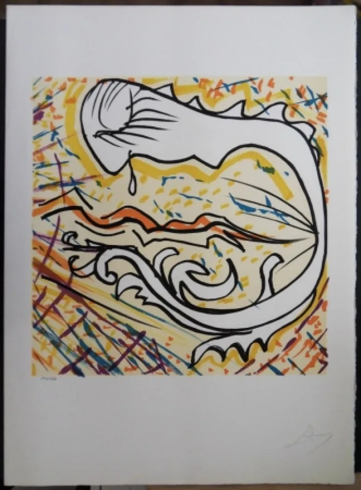 Litografia Dali - Il sonno del Fede