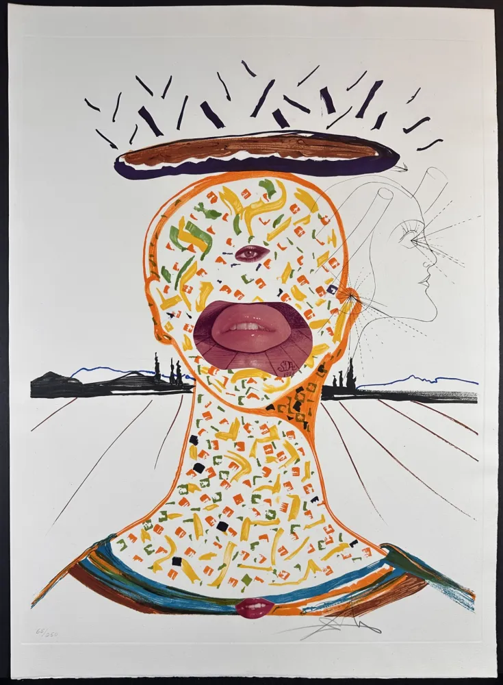 Gravura Dali - Imaginations & Objects of The Future Cyclopean Make-Up