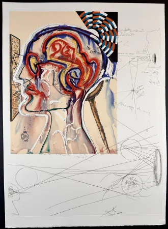 Gravura Dali - Imaginations & Objects of The Future Spectacles with Holograms & Computers For Seeing Imagined Objects