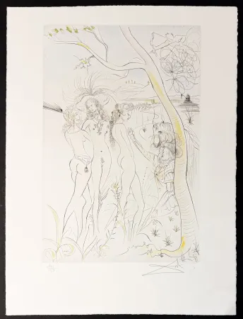 Gravura Dali - Jugement de Pâris