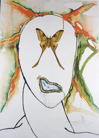 Litografia Dali - Kabuki Dancer