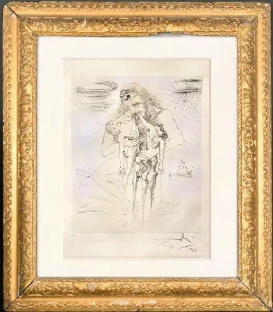 Heliogravura Dali - Kronos (Saturno)