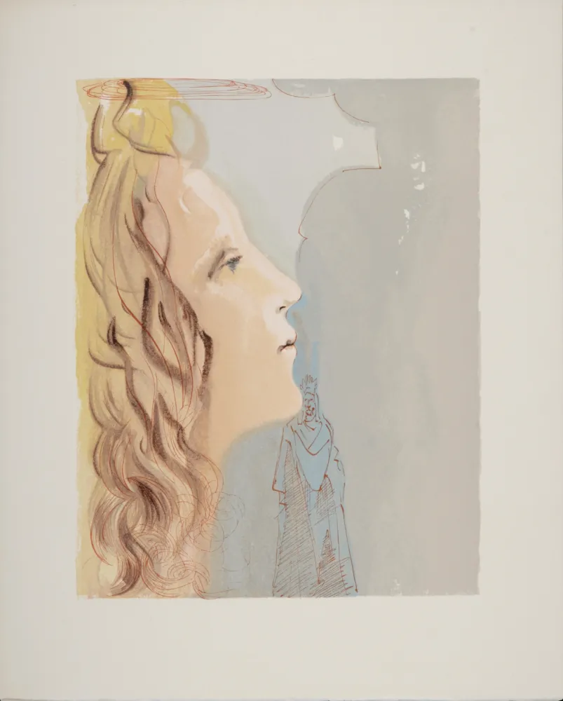 Xilogravura Dali - La Beauté de Béatrice, 1963