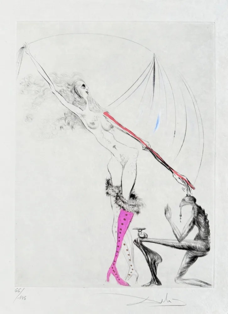 Água-Forte Dali - La Botte violette