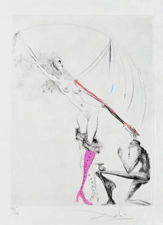 Água-Forte Dali - La Botte violette