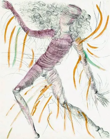 Gravura Dali - La Cosmonaute (The Cosmonaut)