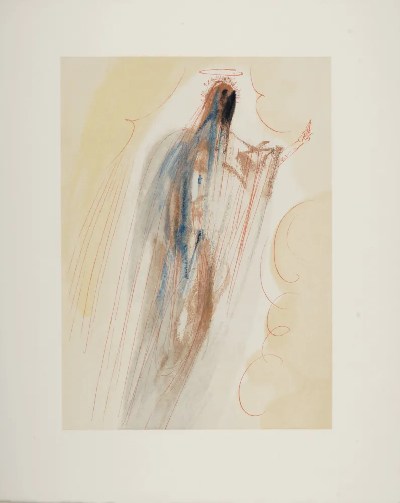 Xilogravura Dali - La Création des Anges, 1963