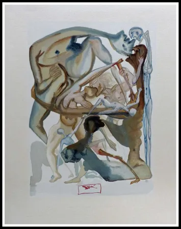Xilogravura Dali - LA DIVINE COMEDIE
