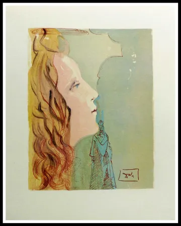 Xilogravura Dali - LA DIVINE COMEDIE - Béatrice