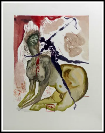 Xilogravura Dali - LA DIVINE COMEDIE - Le Minotaure