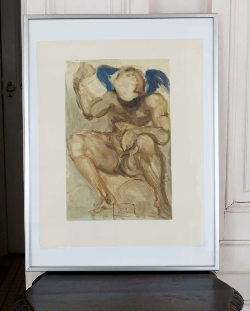 Xilogravura Dali - LA DIVINE COMEDIE - L'envie