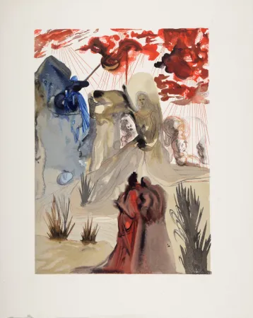 Xilogravura Dali - La Divine forêt, 1963