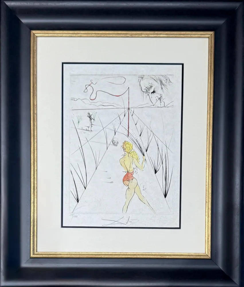 Gravura Dali - La femme au fouet