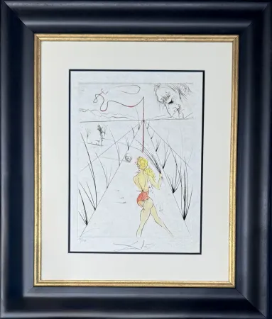 Gravura Dali - La femme au fouet