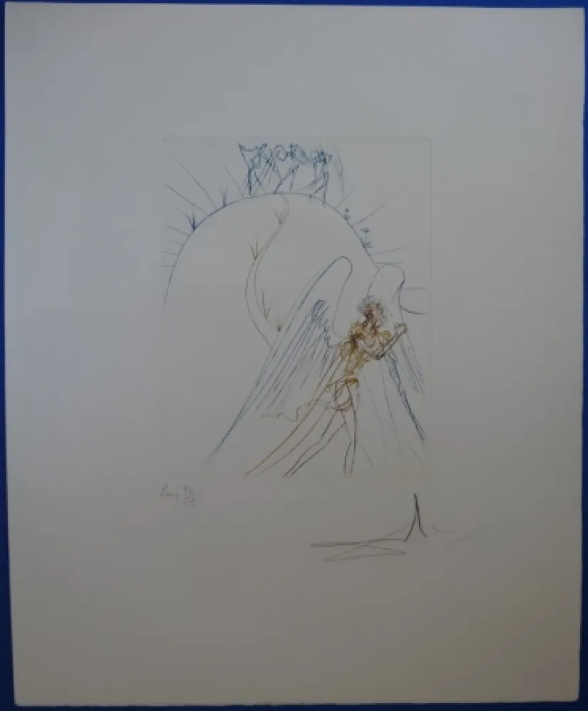 Água-Forte Dali - La Fuite de Satan