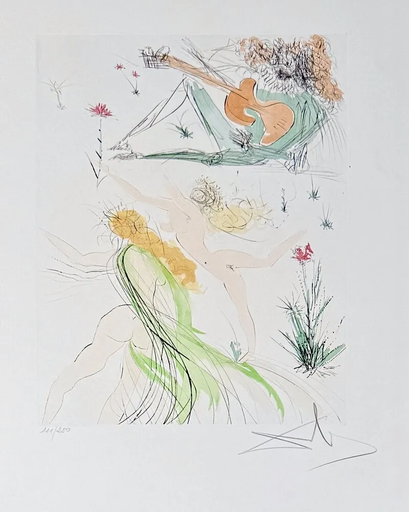 Gravura Dali - La joie de vivre