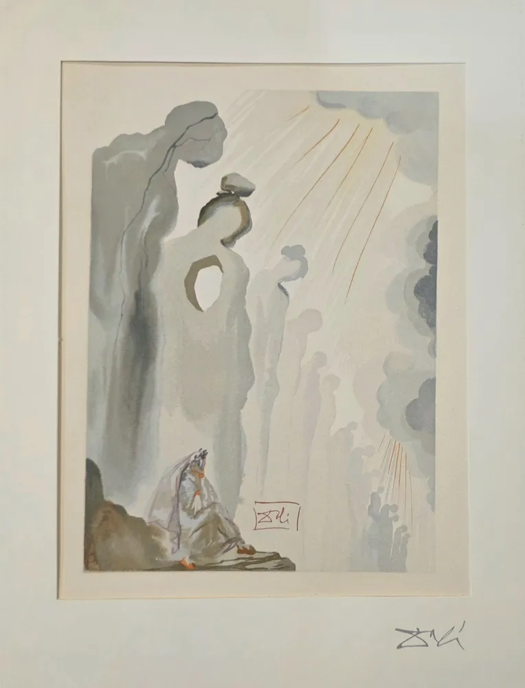 Xilogravura Dali - La Seconde corniche