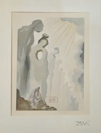 Xilogravura Dali - La Seconde corniche