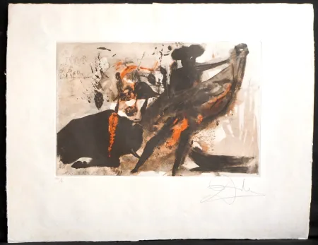 Gravura Dali - La Tauramachie Individuelle