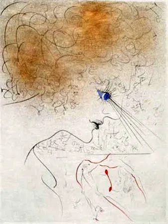 Gravura Dali - La Tete (The Head)