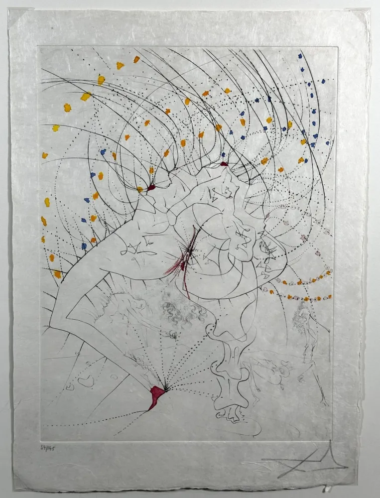 Gravura Dali - La Venus aux Fourrures Lady Leaf