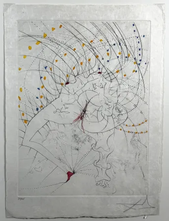 Gravura Dali - La Venus aux Fourrures Lady Leaf