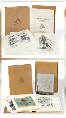 Livro Ilustrado Dali - La Vida es Sueño 1975 Deluxe edition 