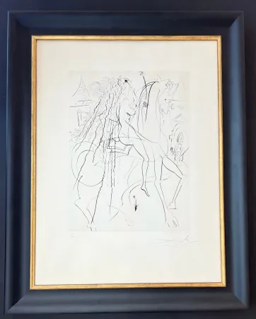 Gravura Dali - Lady Godiva