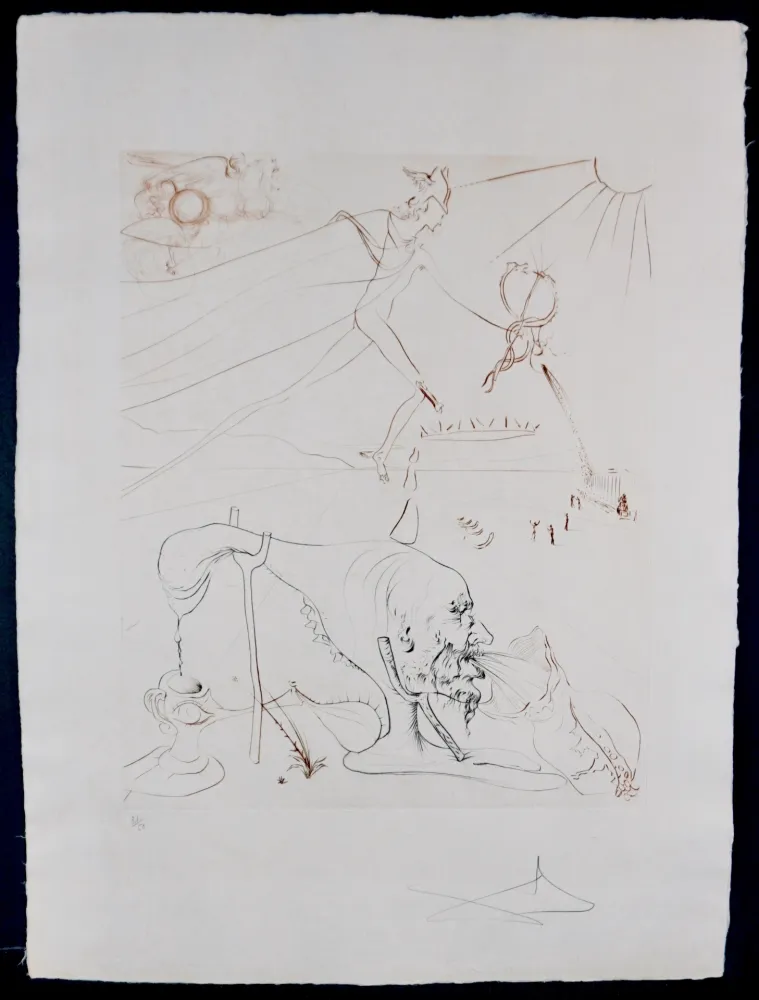 Gravura Dali - L'Alchimie