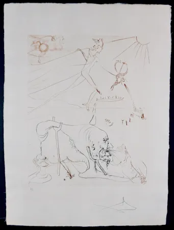 Gravura Dali - L'Alchimie