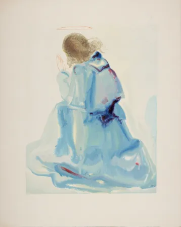 Xilogravura Dali - L'Ange, 1963