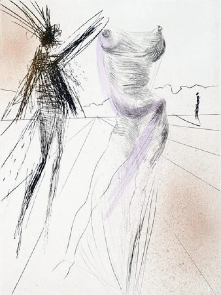 Gravura Dali - Le buste