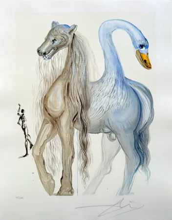 Litografia Dali - Le Chimère d'Horace (Horace's chimera)