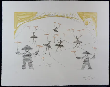 Gravura Dali - Le Cirque Chinois