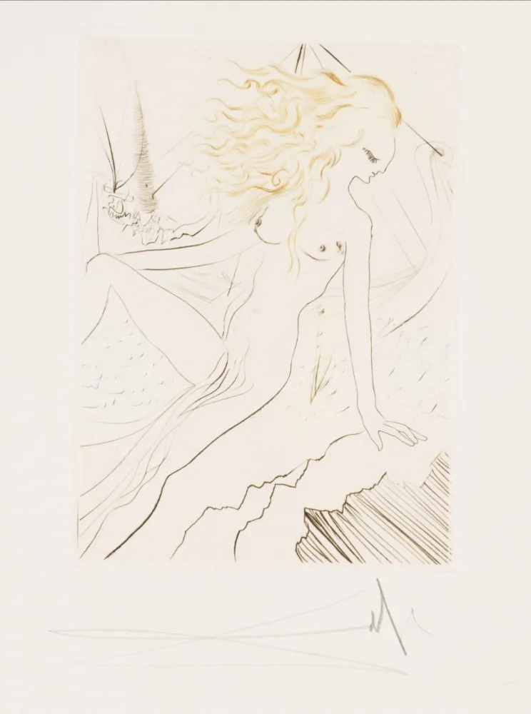 Livro Ilustrado Dali - Le Décaméron 1972 - English - E.A 