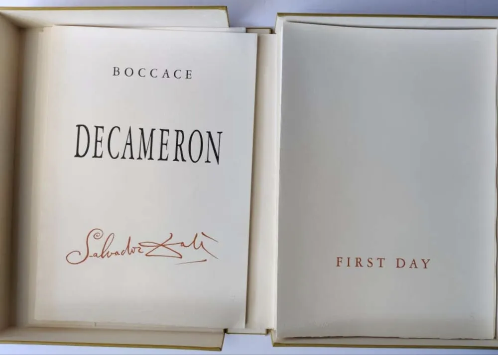 Litografia Dali - Le Décaméron (1972) english , E.A