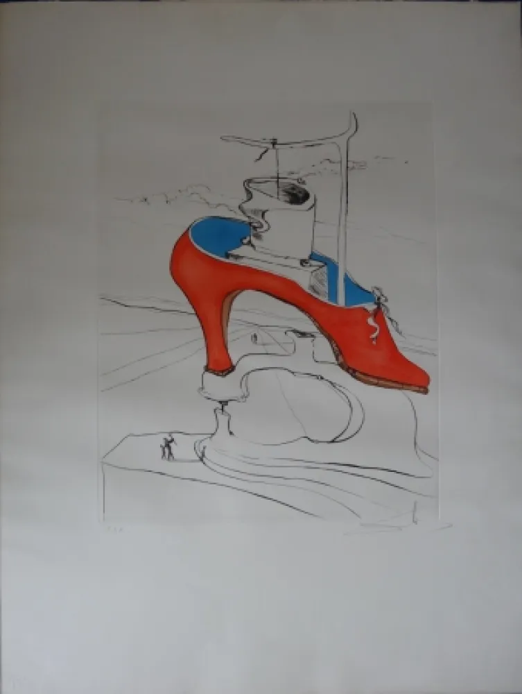 Água-Forte Dali - Le Malédiction vaincue