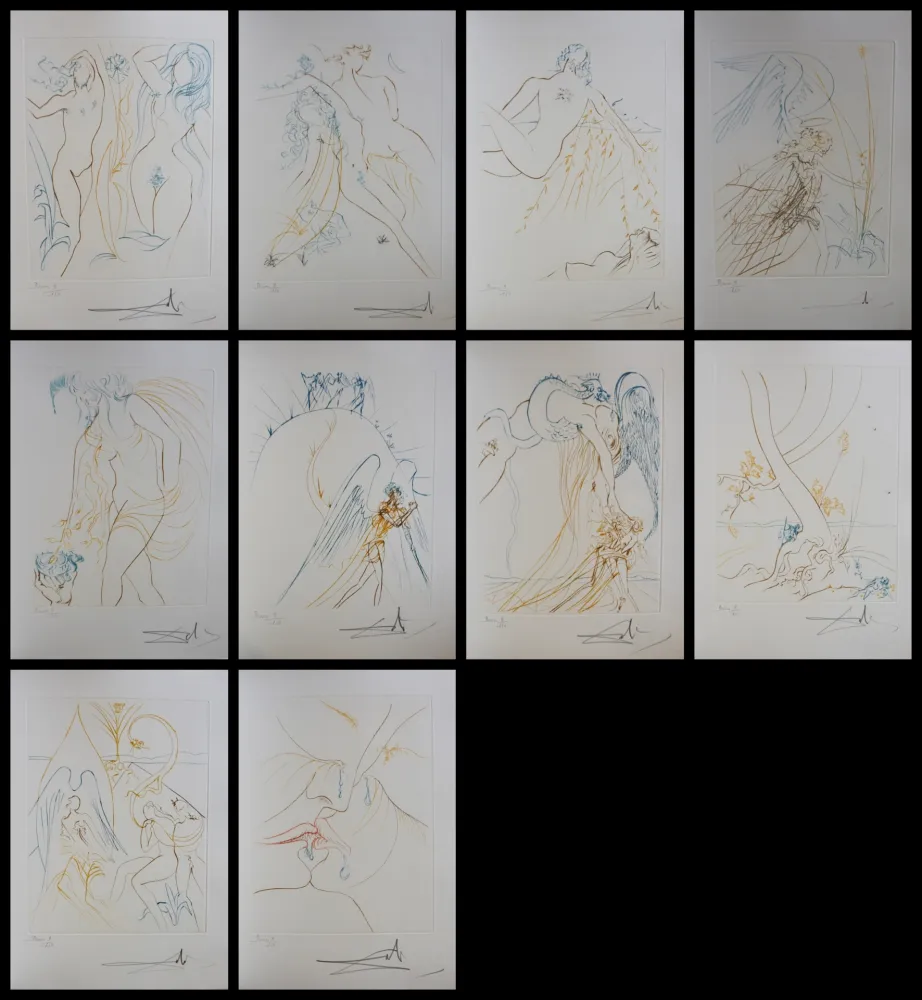 Gravura Dali - Le Paradis Terrestre Complete Suite