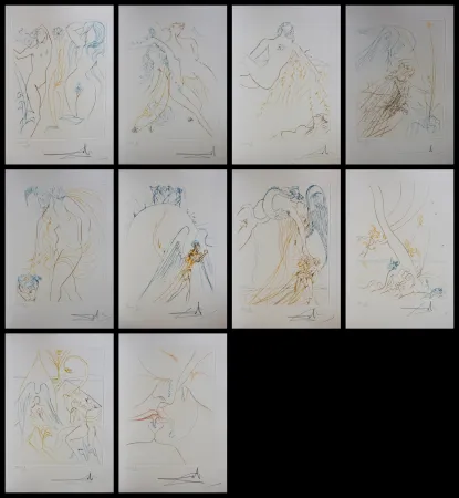 Gravura Dali - Le Paradis Terrestre Complete Suite