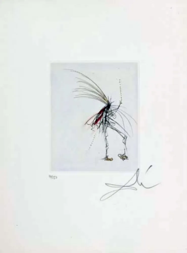 Gravura Dali - Le Petit Demon (The Little Demon)